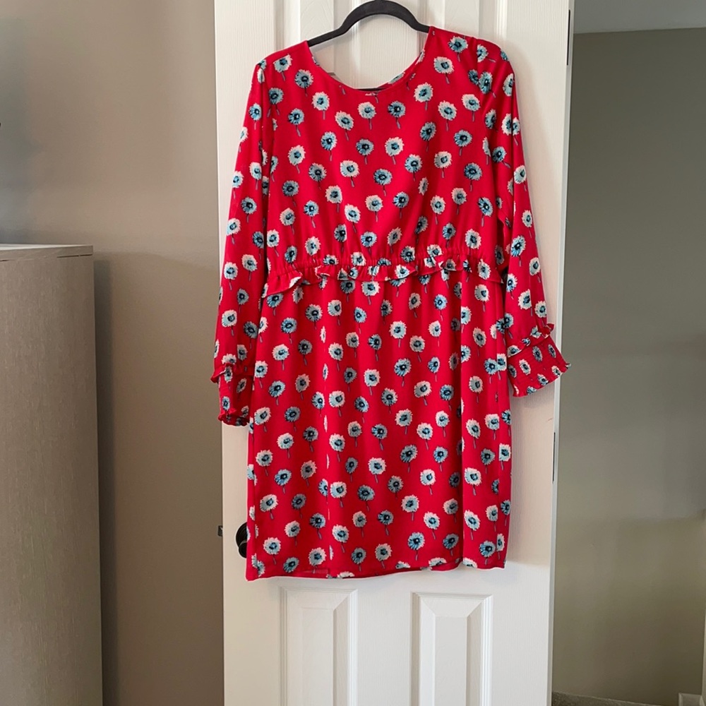 J. Crew Factory long sleeve floral dress